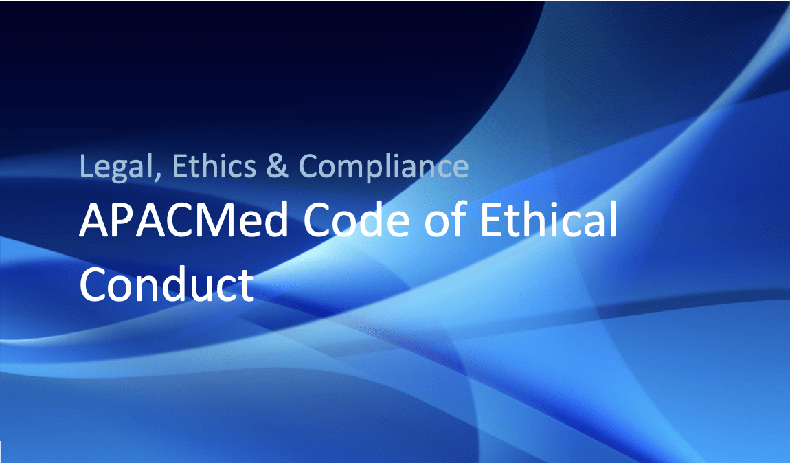 Apacmed Code Of Ethical Conduct Apacmed