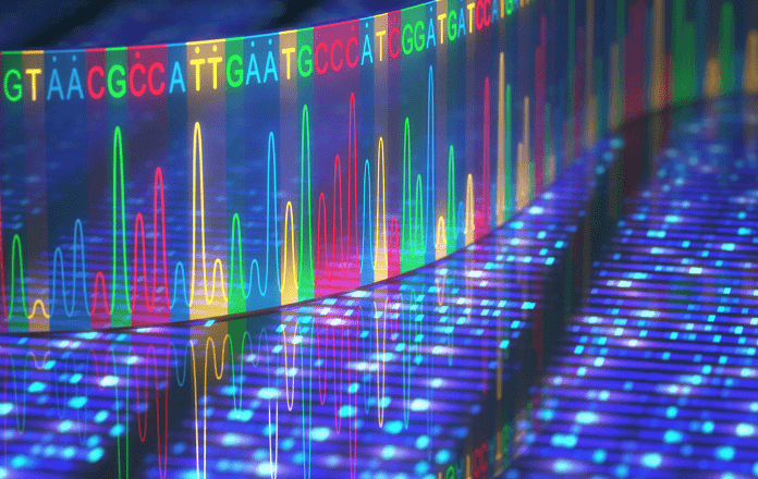DNA Sequencing illustration